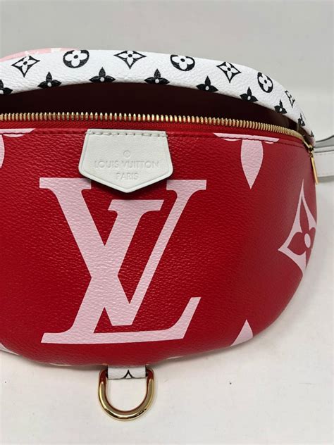 louis vuitton bum bag red